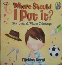 Image of Where should i put it? : aku tahu di mana letaknya