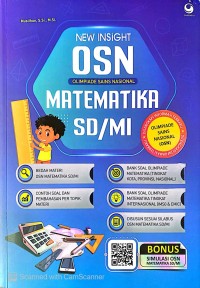 Image of New insight OSN (olimpiade sains nasional) matematika SD/MI