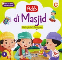 Image of Adab di masjid: Abi ingin jadi pedagang